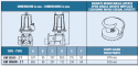 Submersible electropumps IT-KM-550/65-2-T dimensions