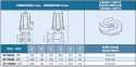 Elettropompe sommergibili IT-KV-550/65-2-T dimensioni