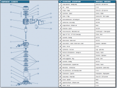 Elettropompe multicellulari verticali IT-MCV200/5M componenti