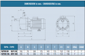 AISI 304 self-priming pumps | IT-NPXM80 dimensions